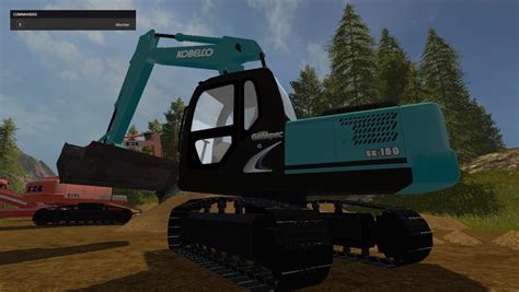 farming simulator 2017 mini excavator|Kobelco Excavator Pack V1 .